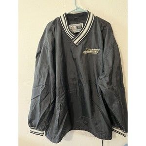 Vintage Army Black Knights Football Jacket XL Windbreaker The Rock For Athletes